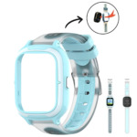 wiky watch 4s seffaf mavi kordon 1
