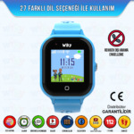Wiky Watch 4S Mavi Akıllı Çocuk Saati 5 WikyWatch4S 5 mavi ce